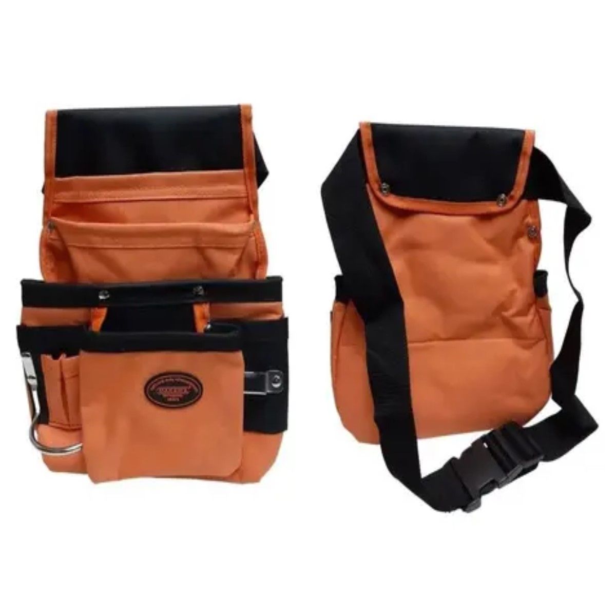 GENERICO - Coleto Carpintero Simple Con Porta Martill Color Naranja BELUG
