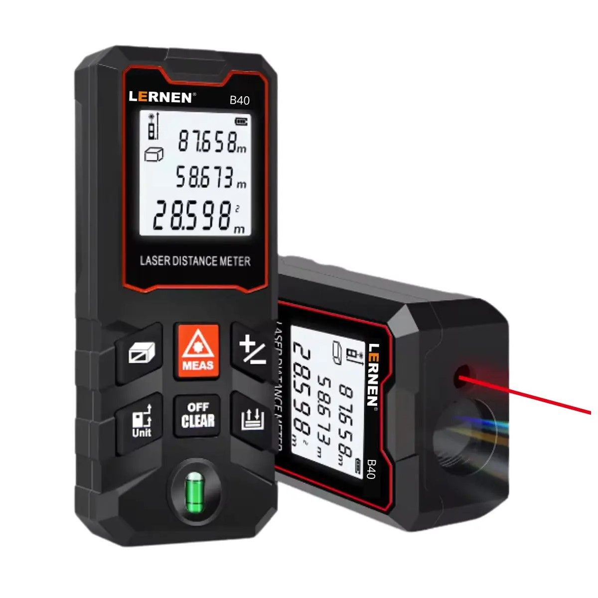 GENERICO - Medidor De Distancia Laser Digital 40m Con Accesorios BELUG