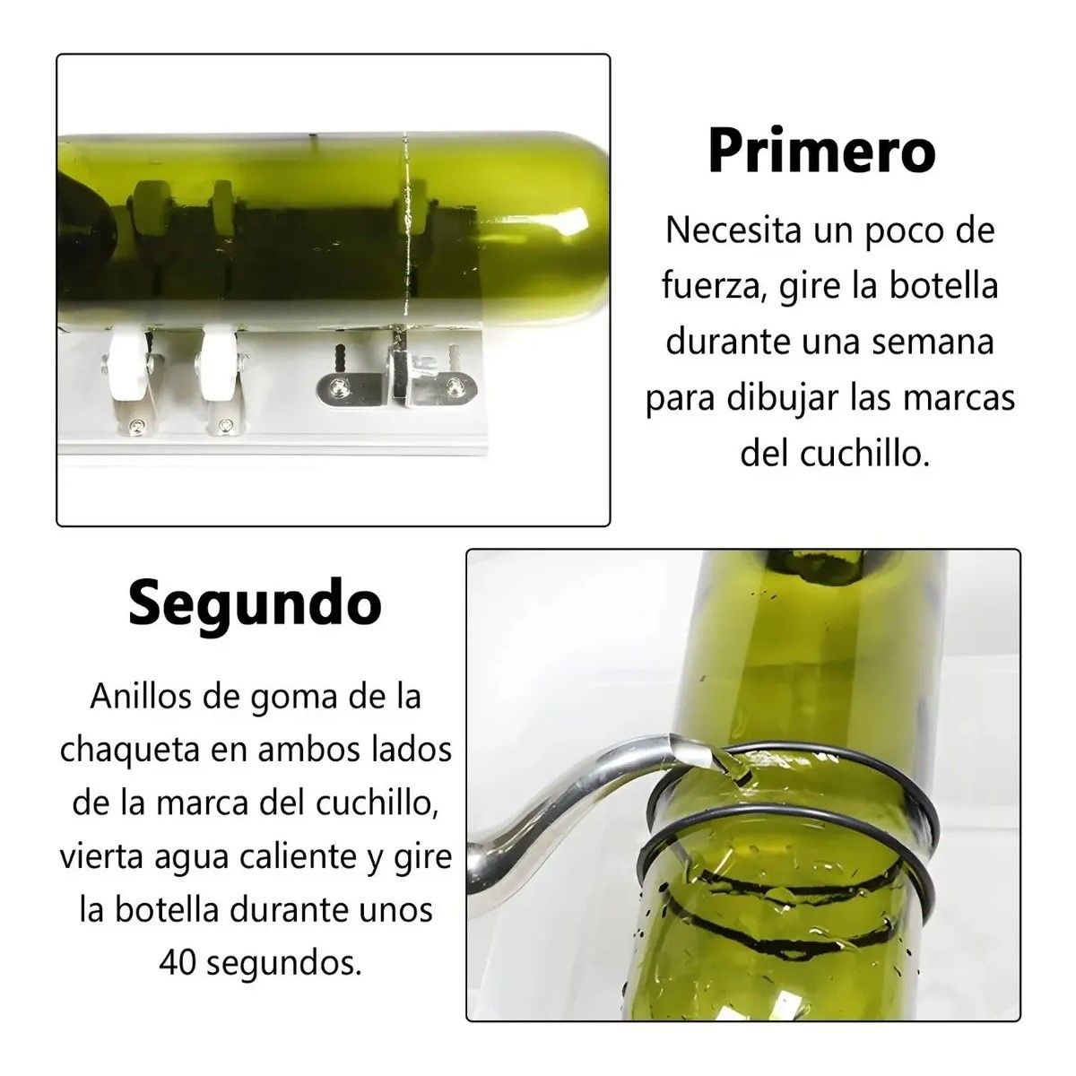 GENERICO - Cortador De Botellas De Vidrio + Kit Accesorios BELUG