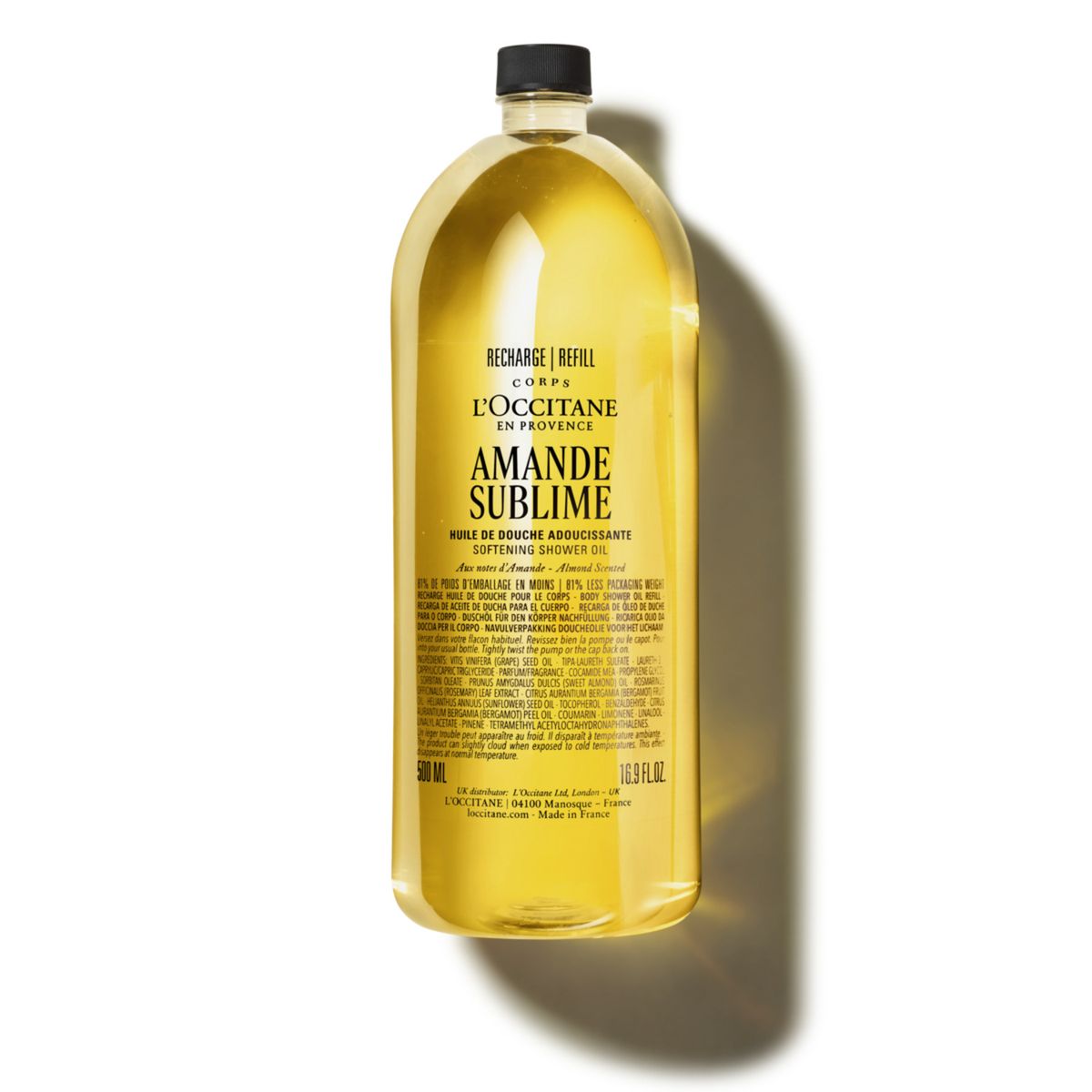 LOCCITANE - Refill Aceite De Ducha Almendra 500 ml LOCCITANE