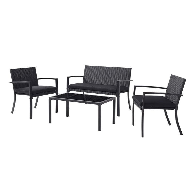 FAVATEX - Juego De Living De Terraza 2-1-1 Cuerpos Janet