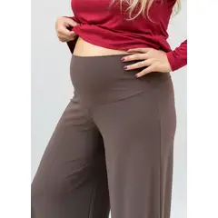 MADREMIA - Pantalon palazzo Maternal Pame Negro