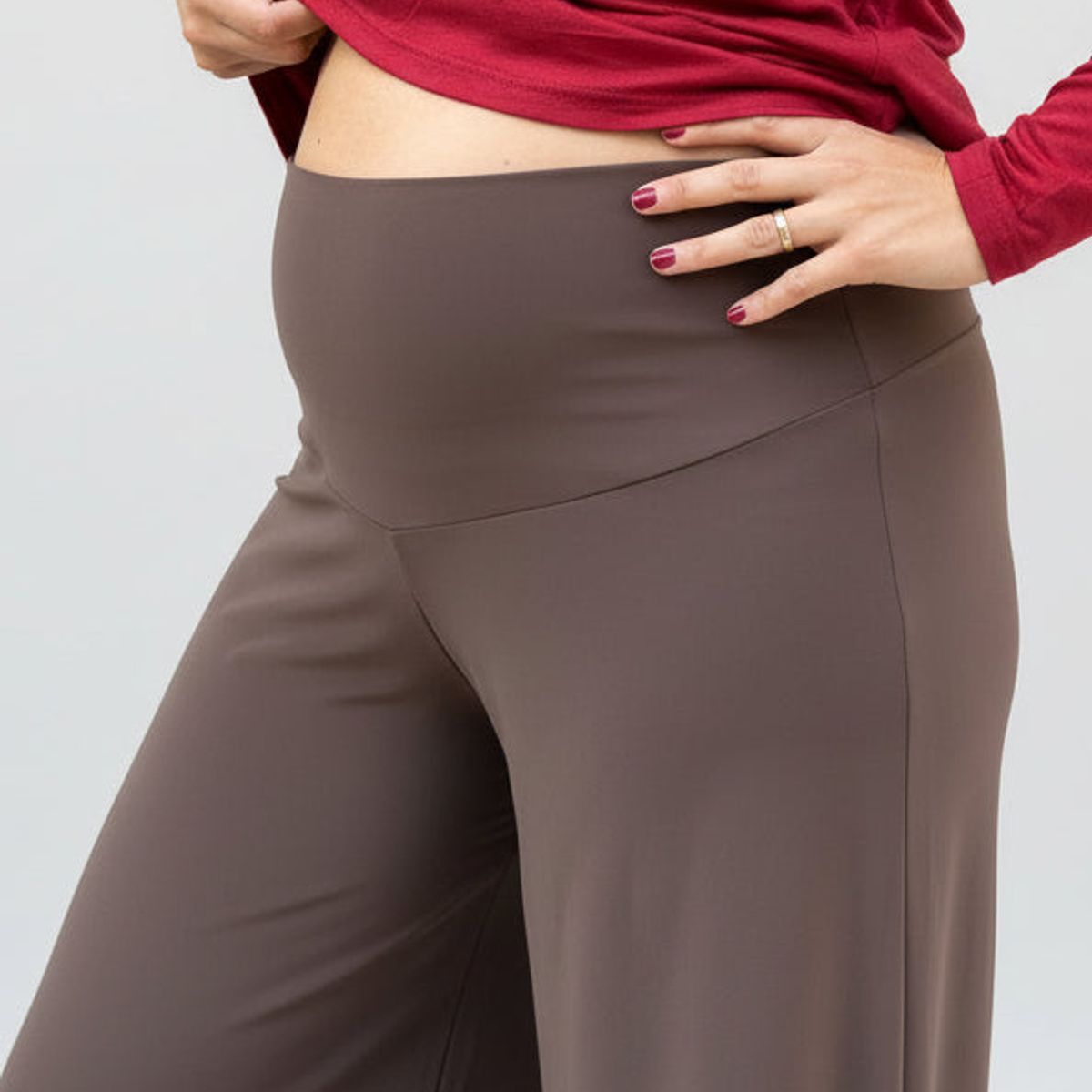MADREMIA - Pantalon palazzo Maternal Pame Negro Madremia