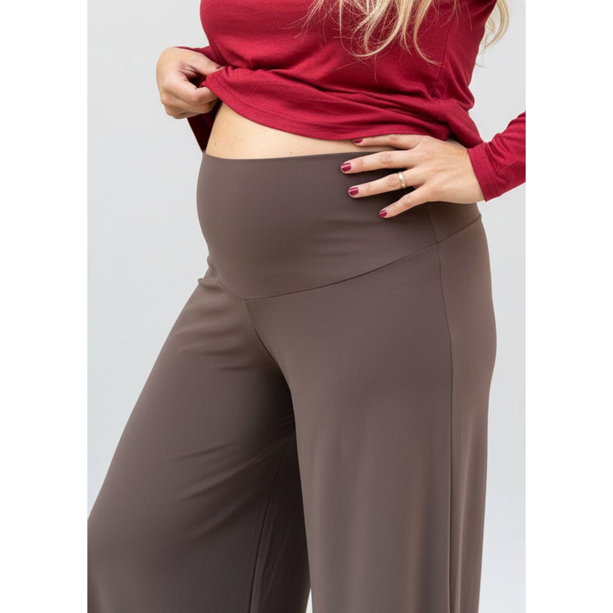 MADREMIA - Pantalon palazzo Maternal Pame Negro Madremia