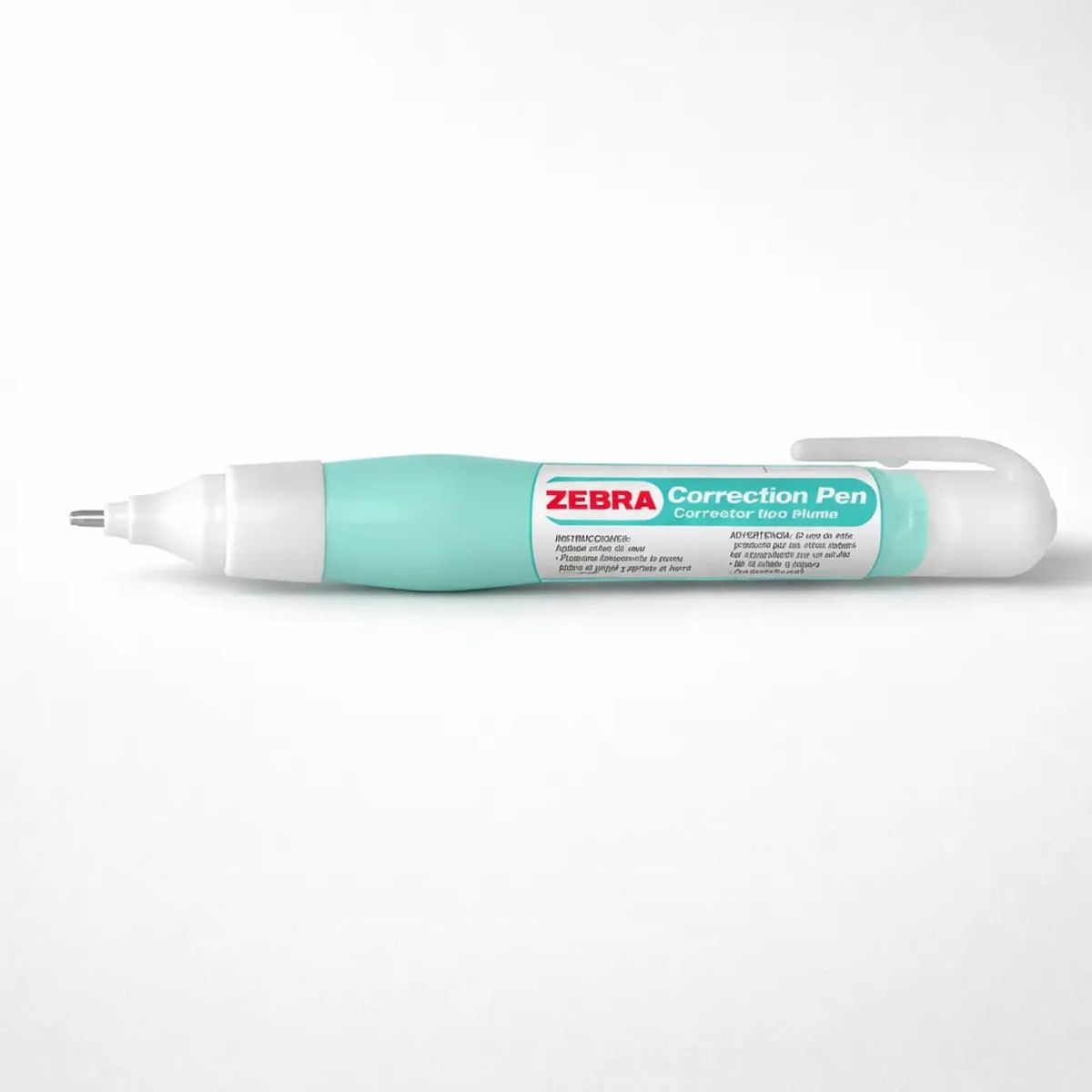 ZEBRA - Corrector Tinta Líquida Tipo Pluma 7 ml Secado Rápido Zebra