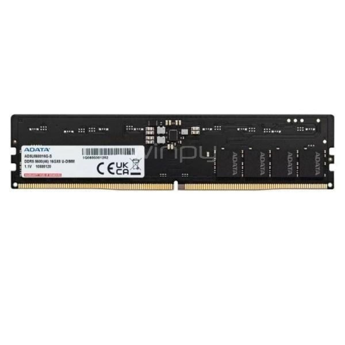 ADATA - Memoria Ram ADATA 8GB DDR5 5600MTS CL45