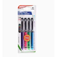 GENERICO - Resaltador de Gel Líquido 4 pcs