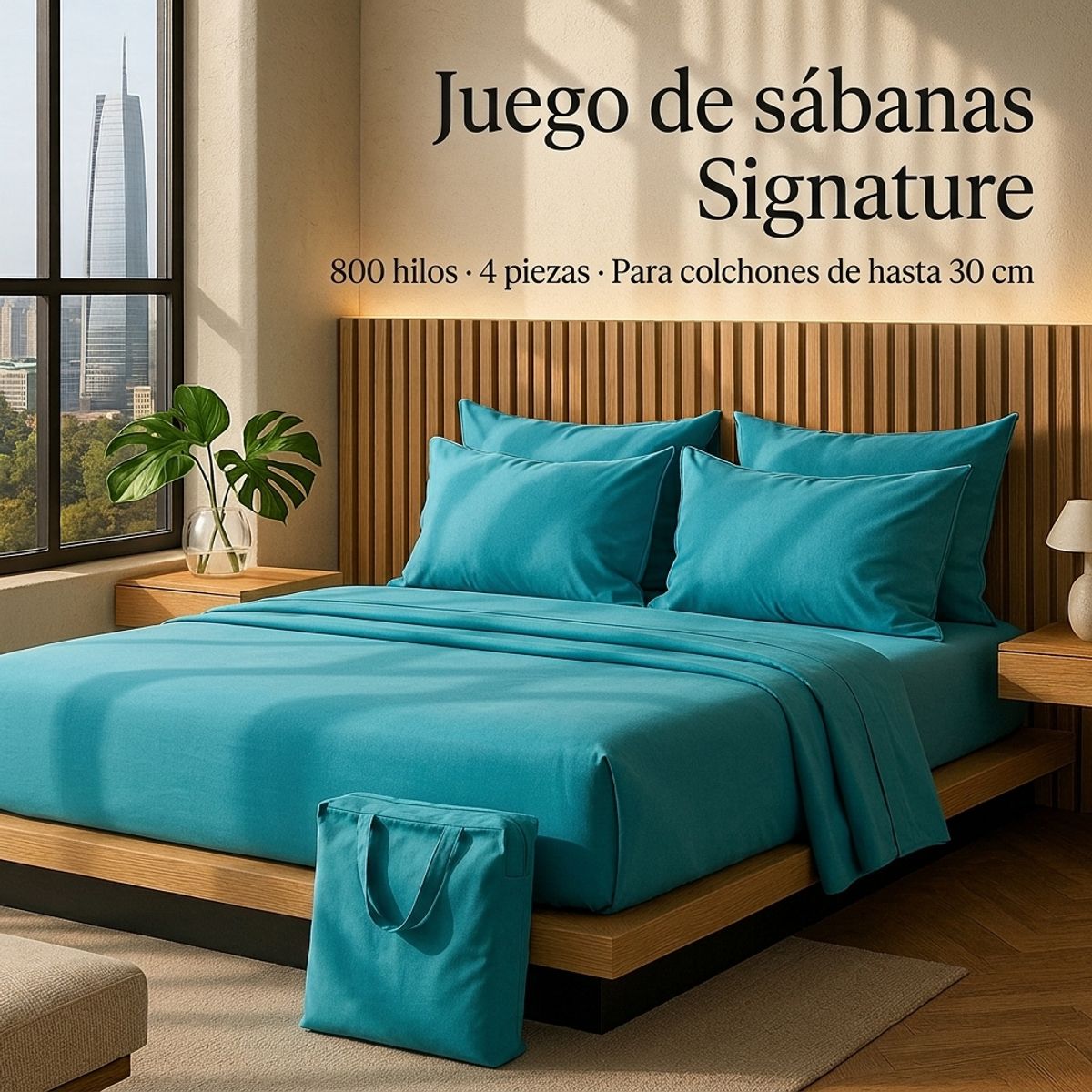 ARMONIA - SABANAS 800 HILOS SIGNATURE 2 PLAZAS COLOR 794