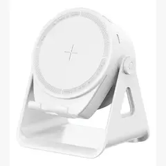 WIRELESS - Altavoz Inalámbrico Inductivo Con Soporte Led 1200mah Induction ZJ-08 2RL