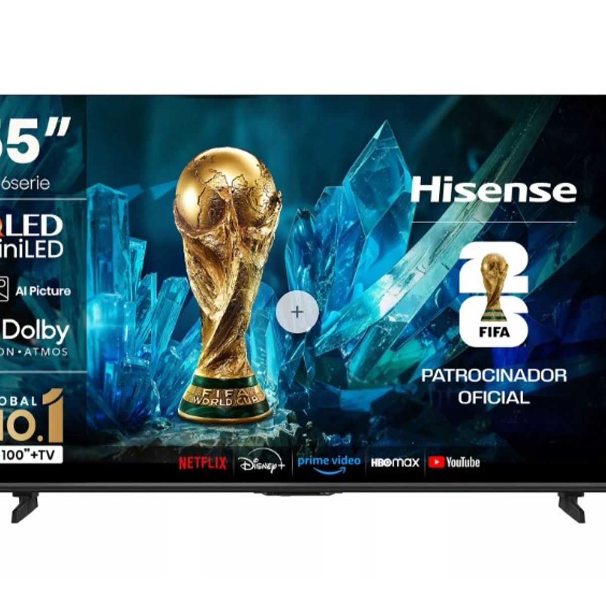 HISENSE - TELEVISOR SMART TV HISENSE 55 U6ESV