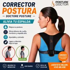 MOVI - Corrector de Postura Espalda y Hombros Ajustable Unisex