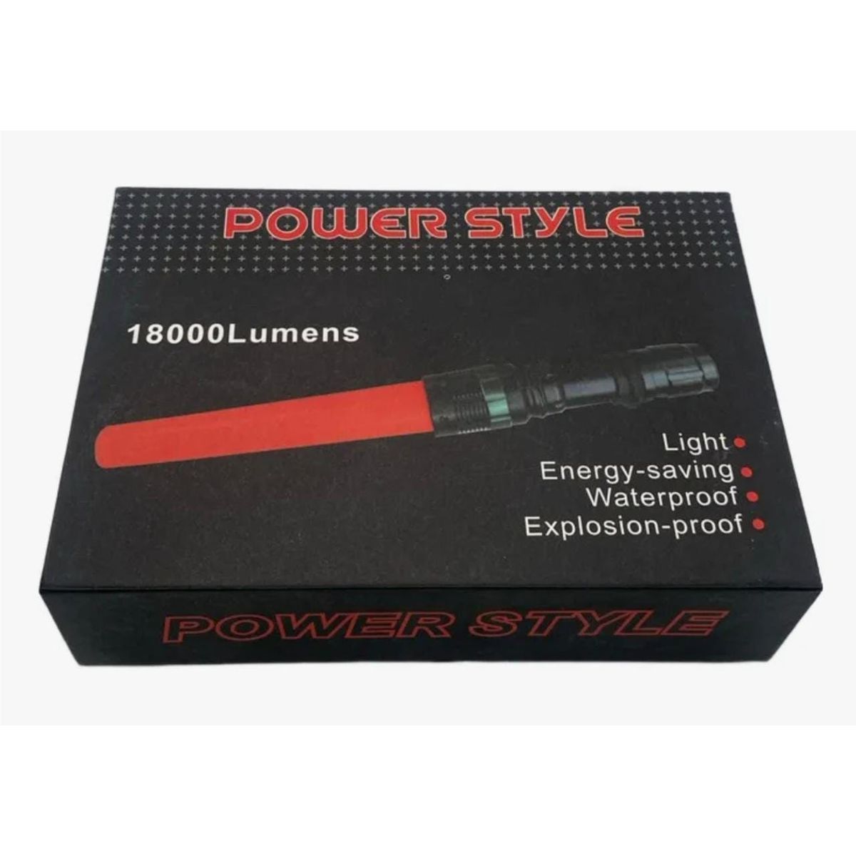 GENERICO - Linterna Táctica Led Recargable Con Flash Supervivencia