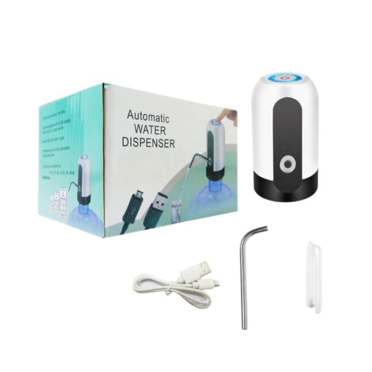 GENERICO Dispensador De Agua, USB Recargable, Automatico.