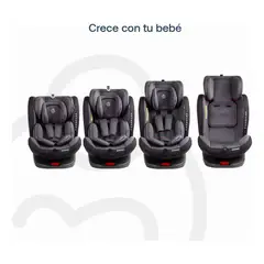 GENERICO - Silla de auto convertible 360° Isofix Saturn sirve hasta 36 kilos