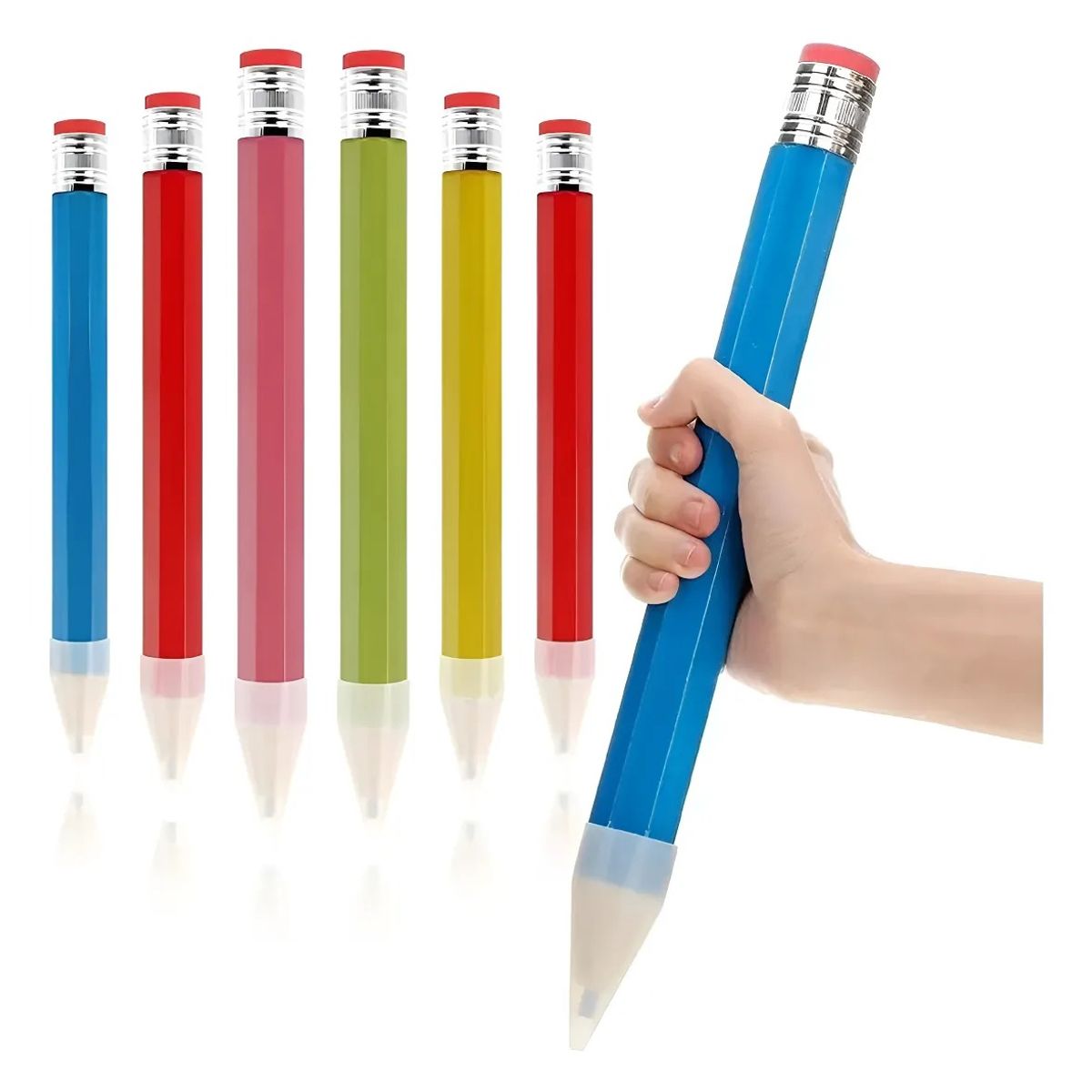 GENERICO - Lápiz Gigante De Colores Madera Niños