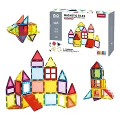 GENERICO - Juego De Construcción Imanes Magnéticos 26 Piezas 3d