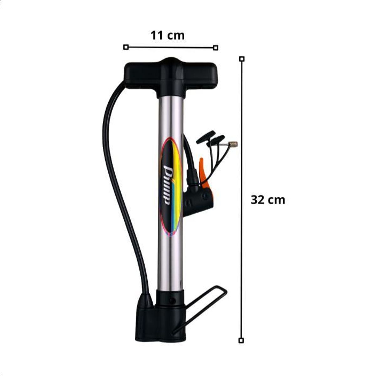 GENERICO - Bombín Multiuso Para Balones y Bicicleta