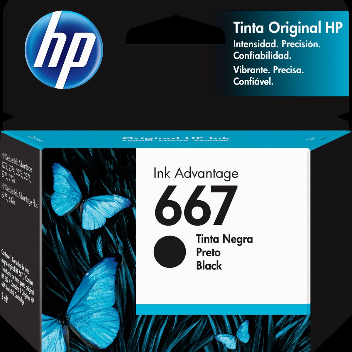 HP - Cartucho de Tinta HP 667 Negro