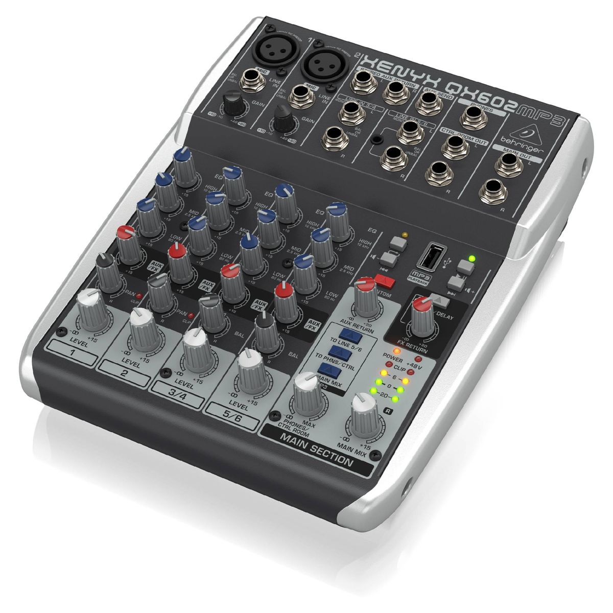 BEHRINGER - Mixer BEHRINGER XENYX QX602MP3