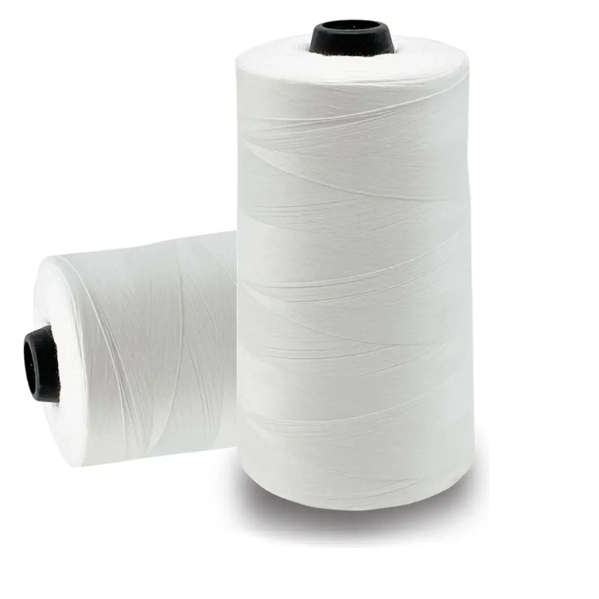 GENERICO - Hilo 100% Poliester Para Sacos Cosedora Blanco Pack 10