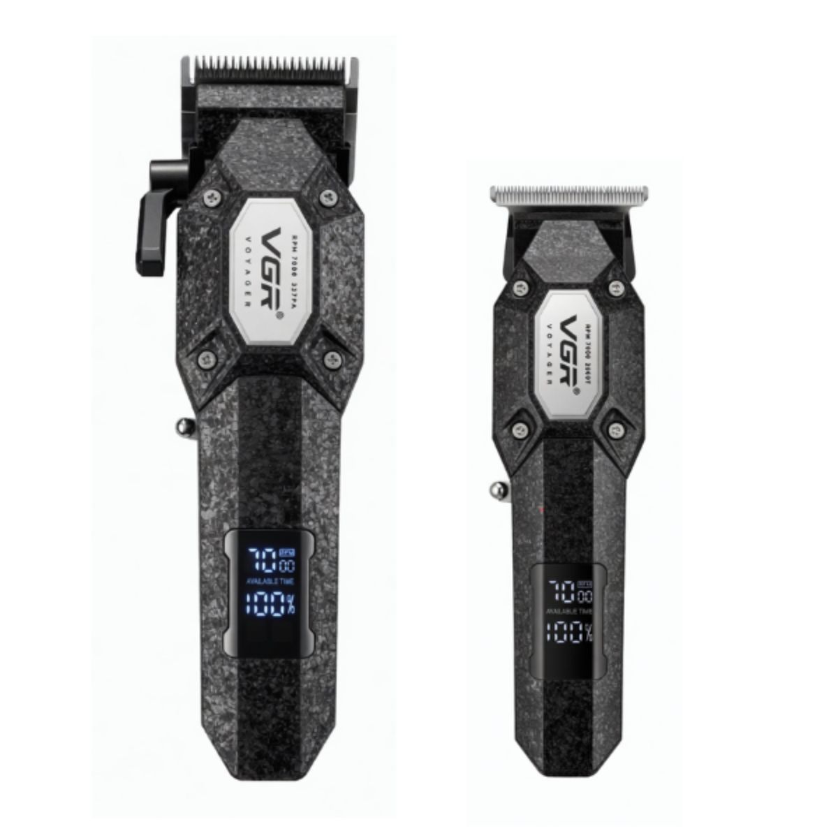 VGR - Combo VGR clipper V-600B, trimmer V-900B negro