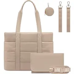 SENSIBLUE - Bolso Maternal Puffer Emma Ligero, Elegante y Funcional