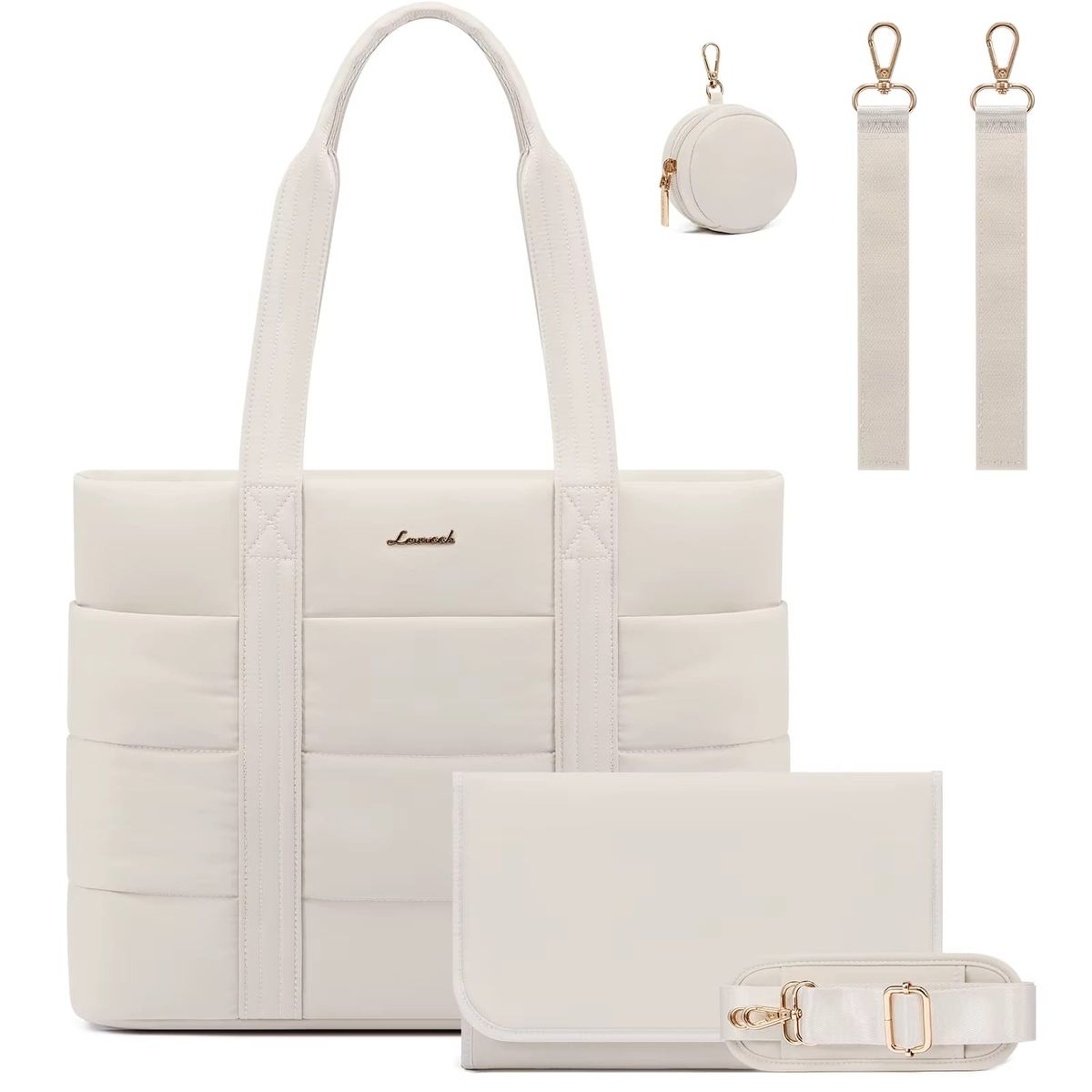 SENSIBLUE - Bolso Maternal Puffer Emma  Ligero, Elegante y Funcional