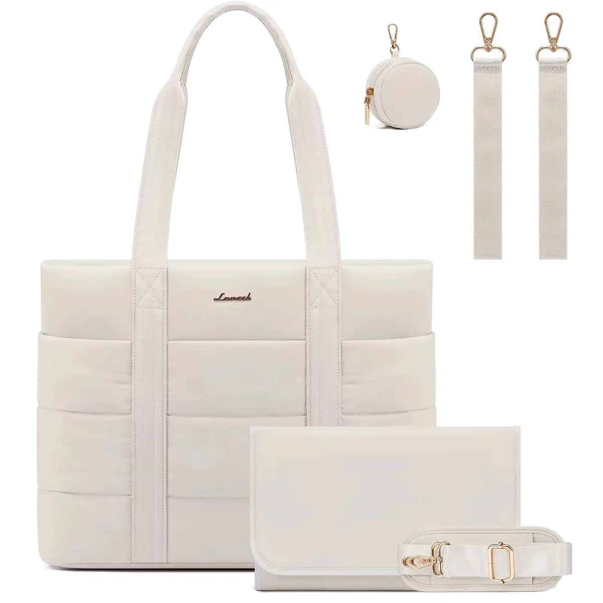 SENSIBLUE - Bolso Maternal Puffer Emma  Ligero, Elegante y Funcional