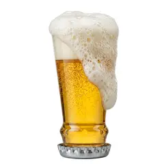 OEM - Vaso Cervecero Diseño Tapa Corona Chapa Vaso De Cerveza