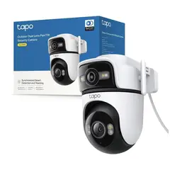 TP LINK - Smart Camara Tapo Tp-Link C545D Dual lente 2K FIJO + LENTE 360 Wi-Fi ALTA GANANCIA