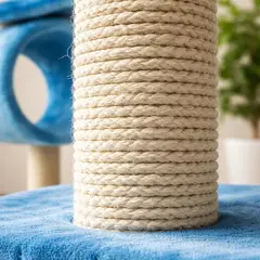 OEM - Rascador Repisa Para Gatos Torre De 2 Pisos Gatos 90cm - Azul