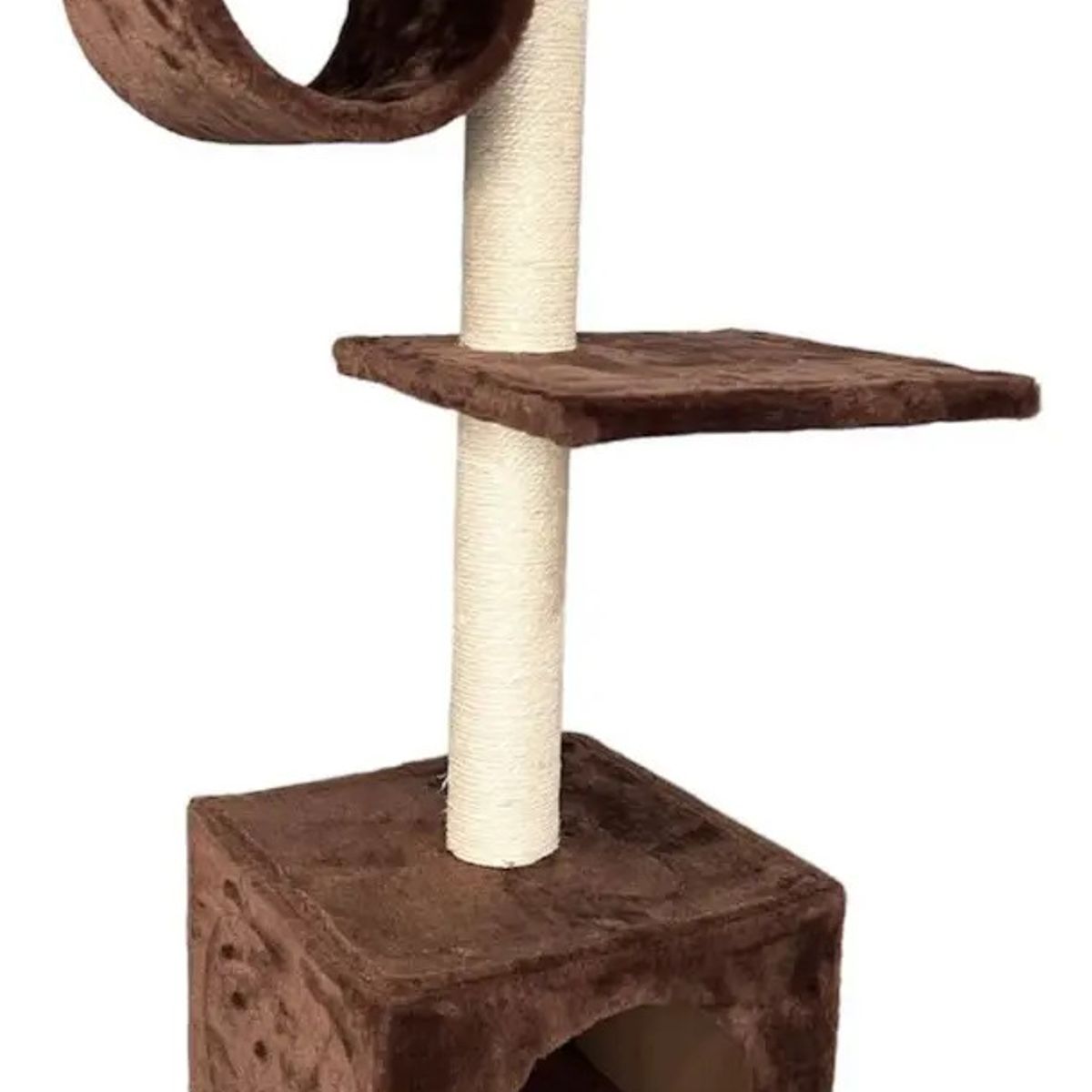 OEM - Rascador Repisa Para Gatos Torre De 2 Pisos Gatos 90cm