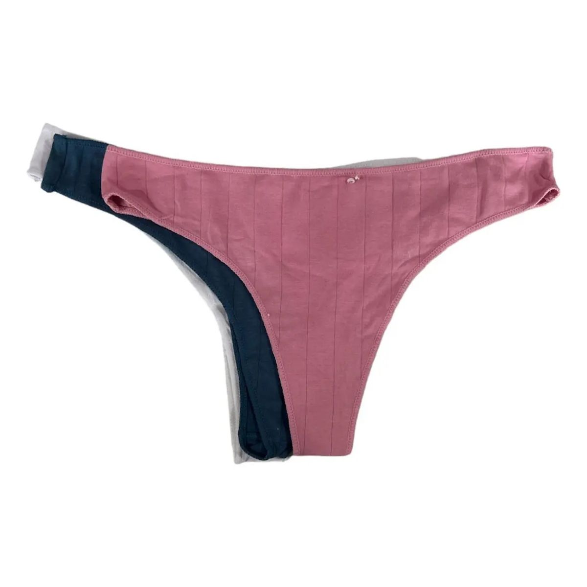OEM - Pack 3 Tanga Colaless Mujer Algodon Comodos S/M