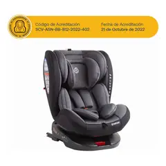 GENERICO - Silla de auto convertible 360° Isofix Saturn sirve hasta 36 kilos