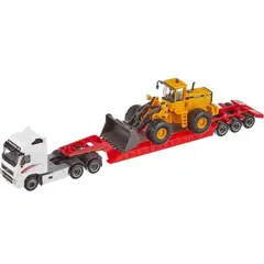GENERICO - CAMION VOLVO FH12 6x4 CAMA BAJA CON BULLDOZER VOLVO L150C1.87