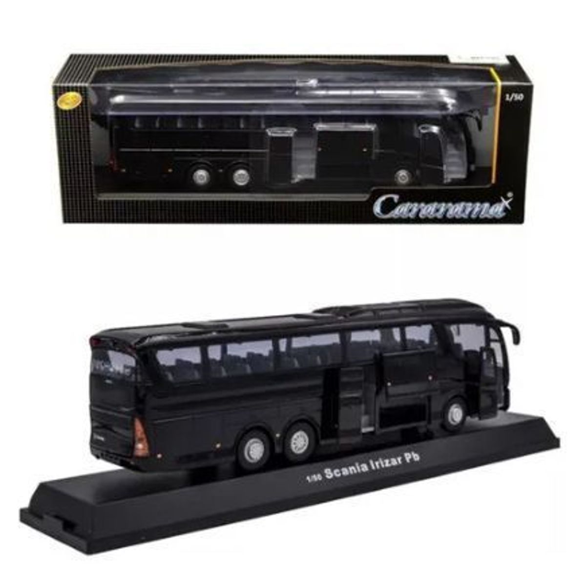 GENERICO - BUS IRIZAR PB 3,90 - SCANIA 6x2 NEGRO 1.50