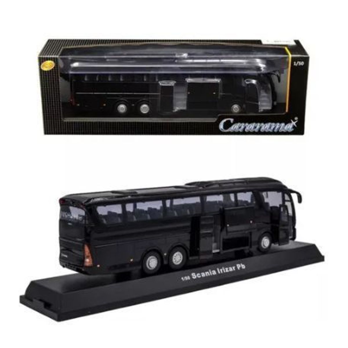 GENERICO - BUS IRIZAR PB 3,90 - SCANIA 6x2 NEGRO 1.50