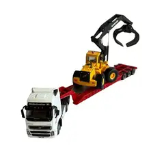 GENERICO - CAMION VOLVO FH12 6x2 CAMA BAJA CON VOLVO L180C 1.87