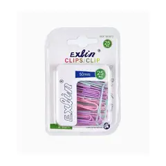 GENERICO - Clips Colores Surtidos 25pcs
