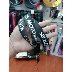 GENERICO - LLAVERO TUNING LANYARD kia NEGRO