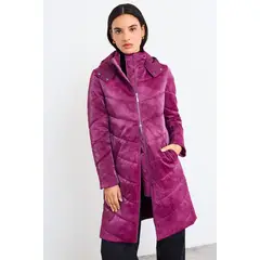 IO - Parka Lisa Mujer Morado