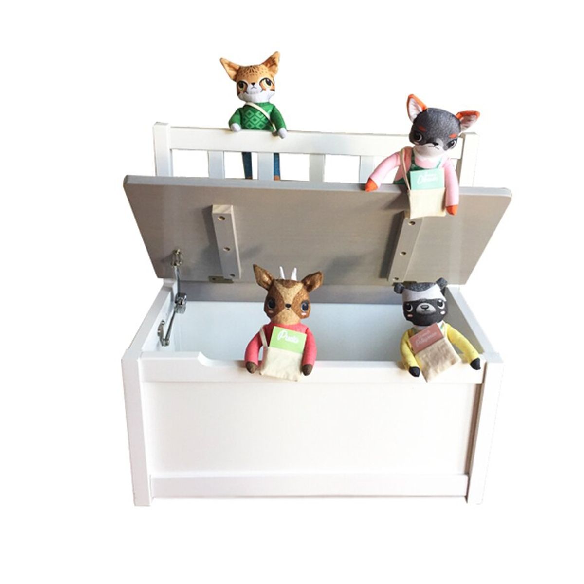 GROWME - Banca - Baúl Niños Infantil Gris - Growme