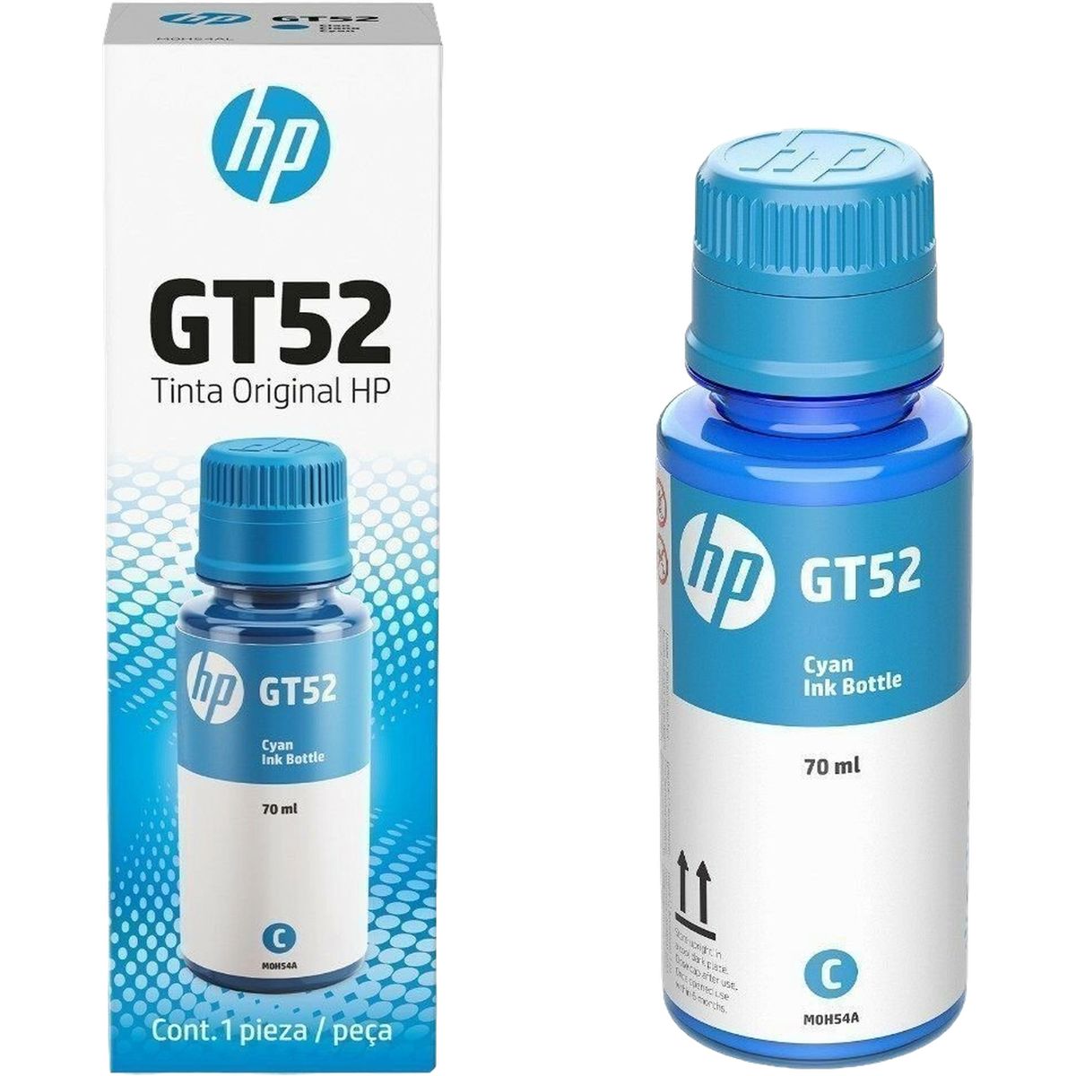 HP - Botella de tinta HP GT52 Cyan