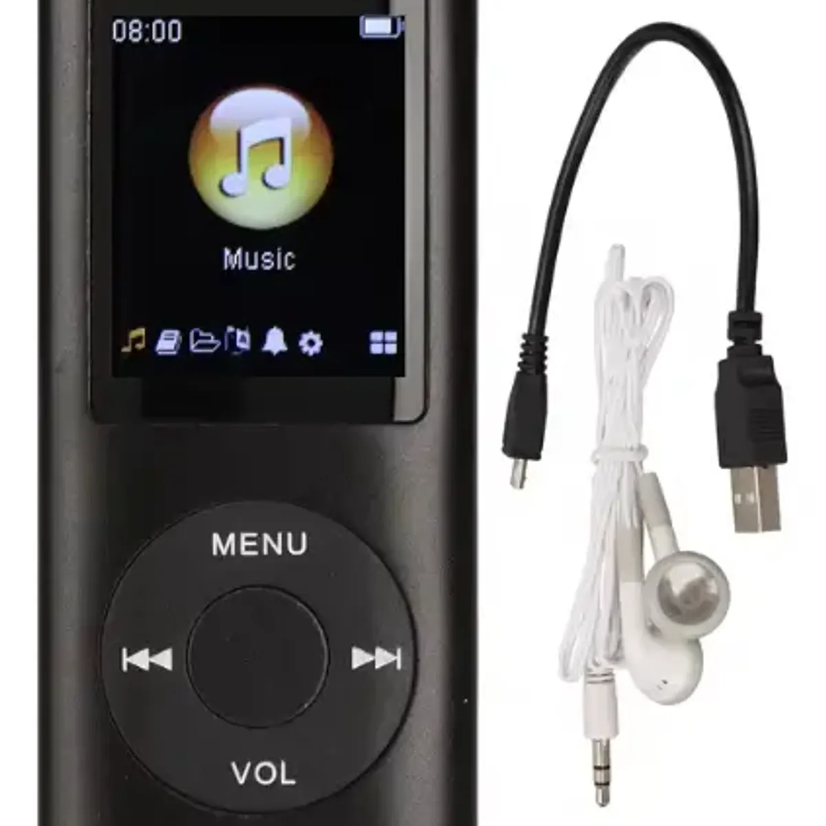 DM - REPRODUCTOR MULTIMEDIA ESTÉREO SHR MP3 MP4 RADIO FM COLOR BLACK NEGRO