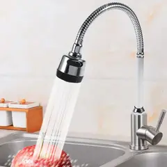 MOVI - GRIFO FLEXIBLE PARA LAVAPLATOS UNIVERSAL, GIRA 360 Y AHORRA AGUA