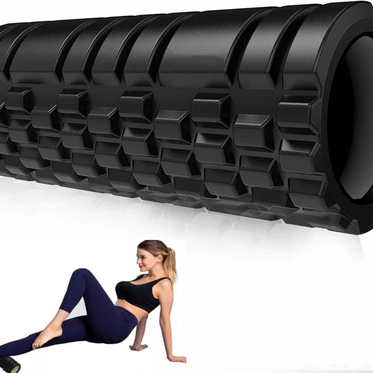 KUANGYE - Foam Roller de Alta Densidad para Masajeador Muscular,Terapia Física Relajación Profunda