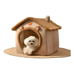 GENERICO - Casita Cama Iglú Para Mascotas Perros Gatos Pequeños M