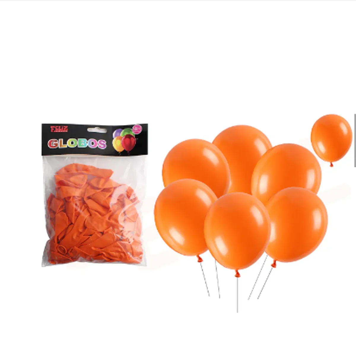 GENERICO - Globos Naranjo 100 Unidades