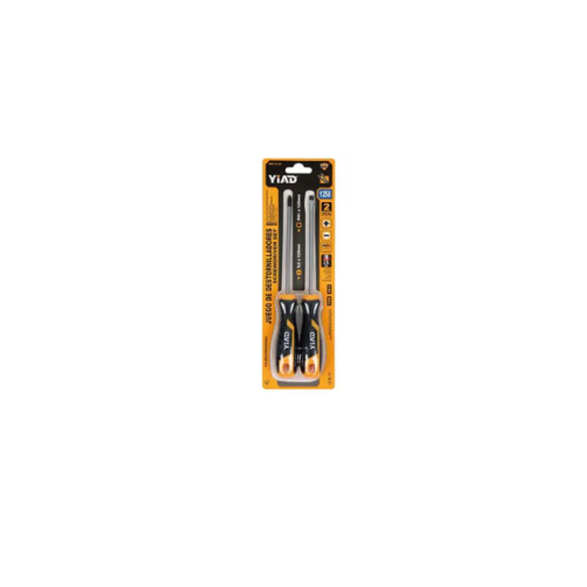 GENERICO - Juego De Destornilladores 2pcs Punta Estrella Y Paleta Magnetica 150mm