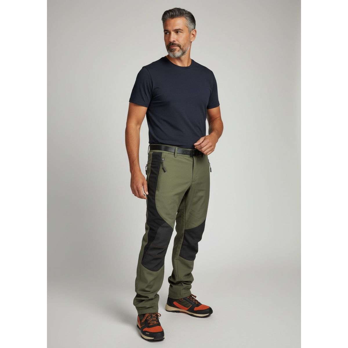 BLUE MOUNTAIN - Pantalón Softshell Hombre Impermeable Para Nieve